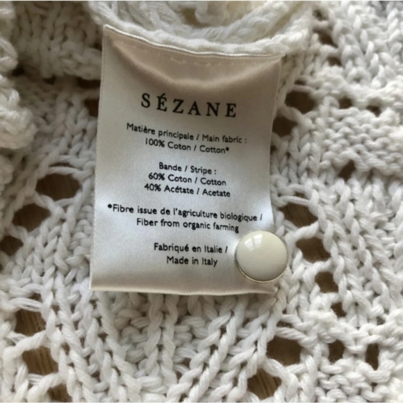 SOLD! Sezane Annette Jumper Ecru (S) - Picture 5 of 7